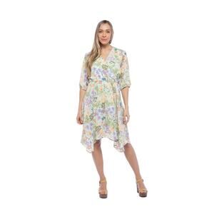 Parker And Rowe Scarf Hem Sparkle Dress Plus Size 3X